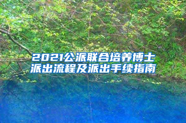 2021公派联合培养博士派出流程及派出手续指南