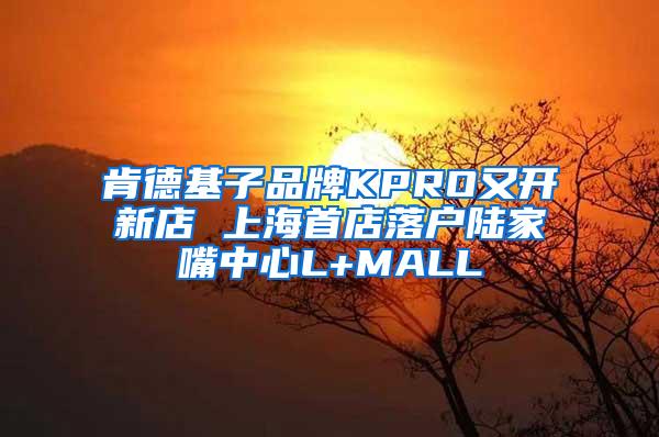 肯德基子品牌KPRO又开新店 上海首店落户陆家嘴中心L+MALL