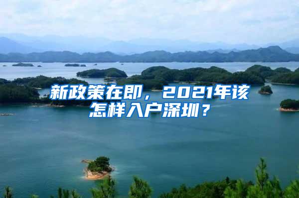 新政策在即，2021年该怎样入户深圳？