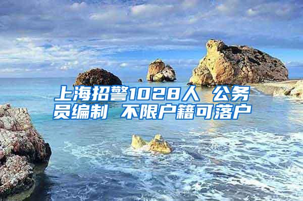 上海招警1028人 公务员编制 不限户籍可落户