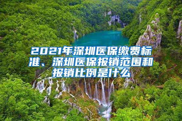 2021年深圳医保缴费标准、深圳医保报销范围和报销比例是什么