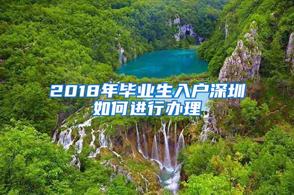 2018年毕业生入户深圳如何进行办理