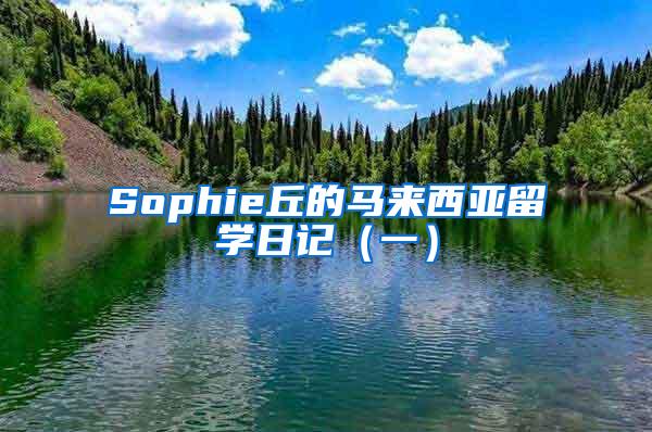 Sophie丘的马来西亚留学日记（一）