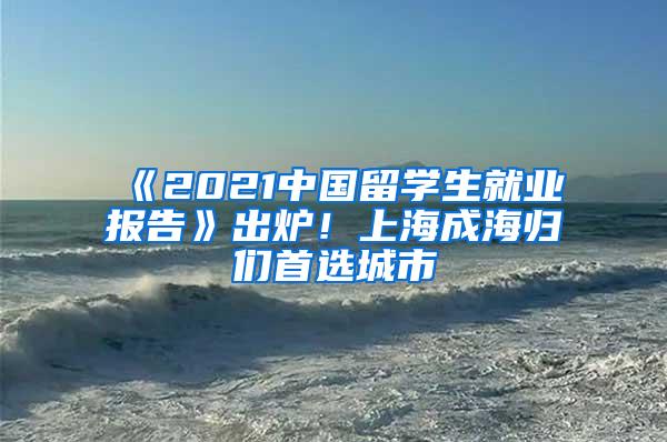 《2021中国留学生就业报告》出炉！上海成海归们首选城市