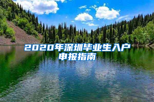 2020年深圳毕业生入户申报指南