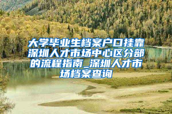 大学毕业生档案户口挂靠深圳人才市场中心区分部的流程指南_深圳人才市场档案查询