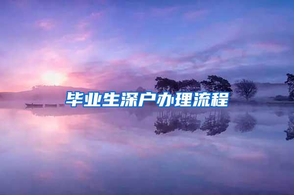 毕业生深户办理流程