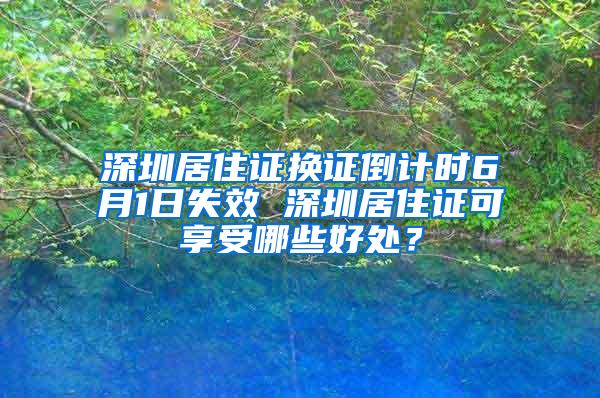 深圳居住证换证倒计时6月1日失效 深圳居住证可享受哪些好处？