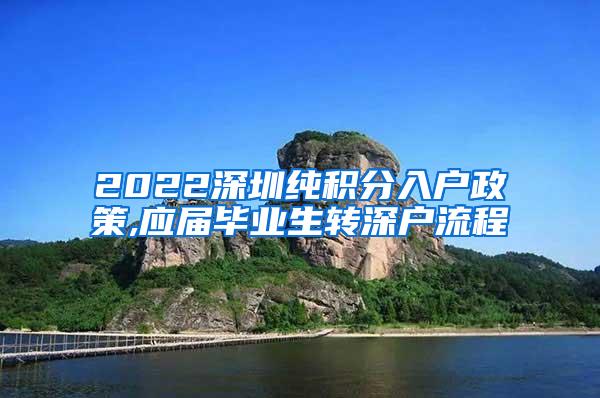 2022深圳纯积分入户政策,应届毕业生转深户流程