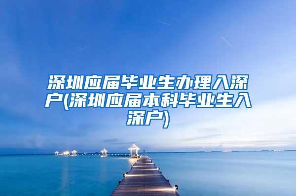 深圳应届毕业生办理入深户(深圳应届本科毕业生入深户)