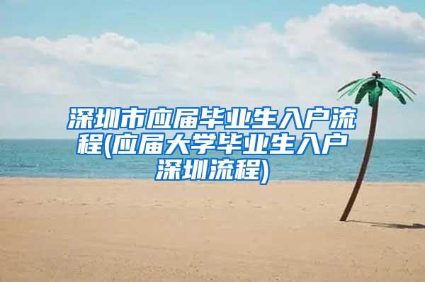 深圳市应届毕业生入户流程(应届大学毕业生入户深圳流程)