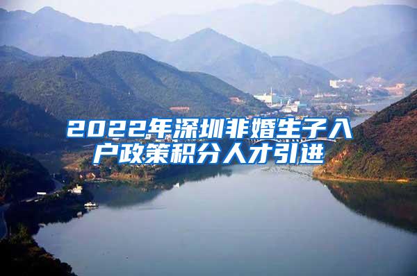 2022年深圳非婚生子入户政策积分人才引进