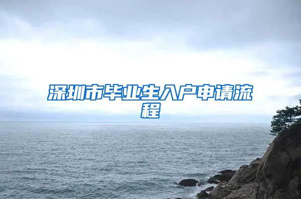 深圳市毕业生入户申请流程