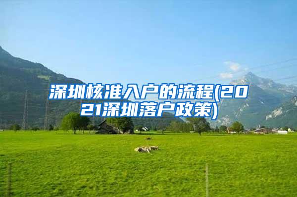 深圳核准入户的流程(2021深圳落户政策)