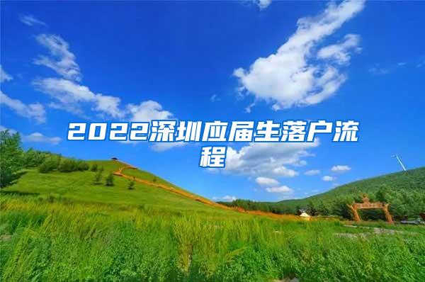 2022深圳应届生落户流程