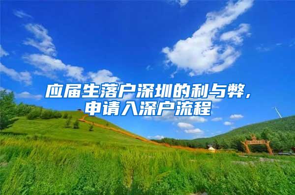 应届生落户深圳的利与弊,申请入深户流程