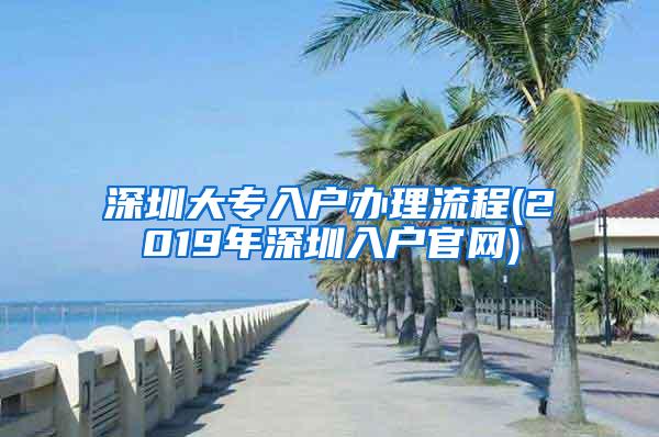 深圳大专入户办理流程(2019年深圳入户官网)