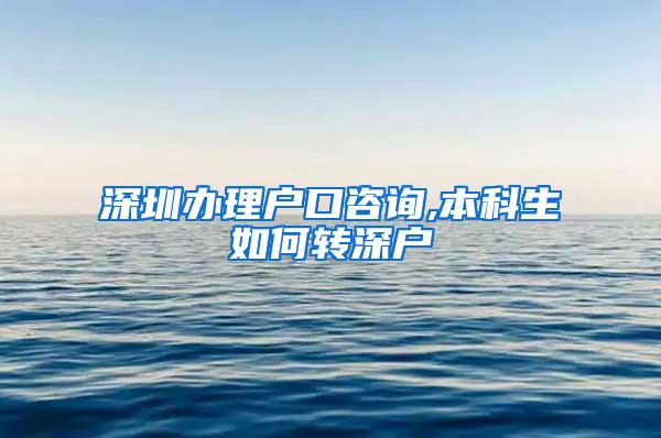 深圳办理户口咨询,本科生如何转深户