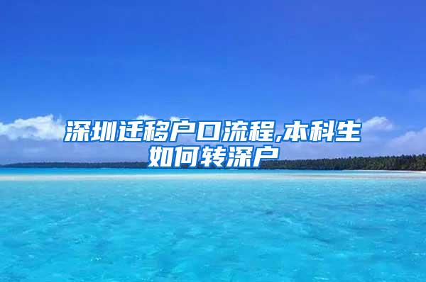 深圳迁移户口流程,本科生如何转深户