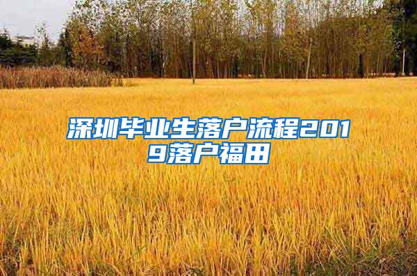 深圳毕业生落户流程2019落户福田