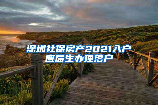 深圳社保房产2021入户应届生办理落户