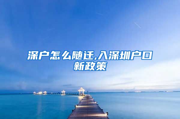 深户怎么随迁,入深圳户口新政策