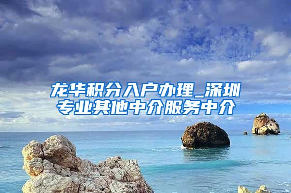 龙华积分入户办理_深圳专业其他中介服务中介