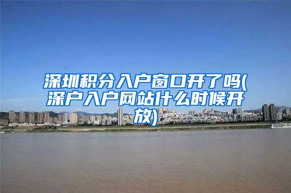 深圳积分入户窗口开了吗(深户入户网站什么时候开放)