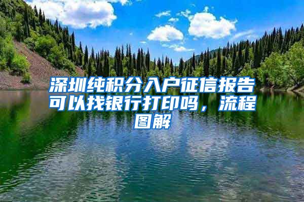 深圳纯积分入户征信报告可以找银行打印吗，流程图解