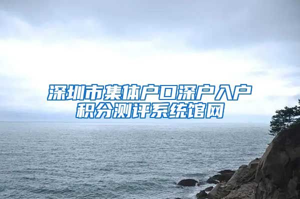 深圳市集体户口深户入户积分测评系统馆网