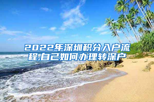 2022年深圳积分入户流程,自己如何办理转深户