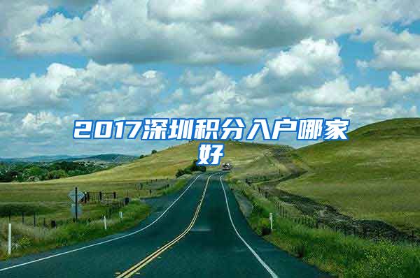 2017深圳积分入户哪家好