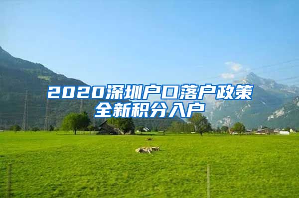 2020深圳户口落户政策全新积分入户